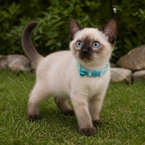 Polka Dot Kitten Collar Sage