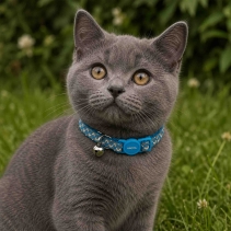 Reflective Zig-Zag Cat Collar