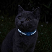 Reflective Zig-Zag Cat Collar