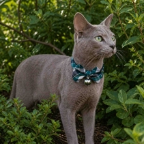 Green Tartan Bow Tie Cat Collar