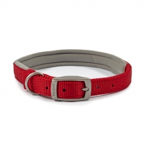 Padded Viva Collar Red 39-48cm Size 5
