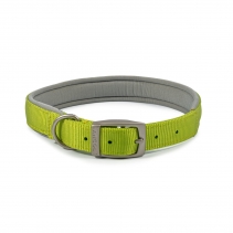 Padded Viva Collar Lime 55-63cm Size 8