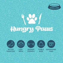 Raised Cat Feeder Sage Green