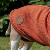 Terracotta Cable Knit Jumper S