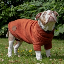 Terracotta Cable Knit Jumper L
