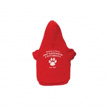 Red Uni Dog Hoodie L