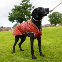 Heritage Terracotta Quilted Coat S