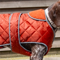 Heritage Terracotta Quilted Coat XL
