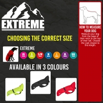 Extreme Monsoon Dog Coat Hi-Vis 70cm XXL