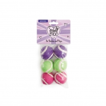 Small Bite Mini Tennis Balls 6pc pack