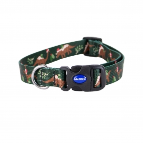 Christmas Dino Puddings Green Collar Size 1-2