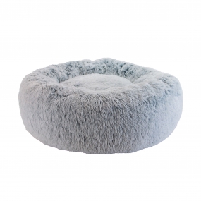 GIANT Super Plush Donut Bed 130cm Slate Grey