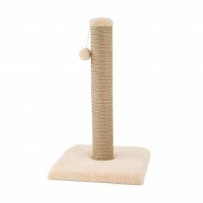 XL 2-part Teddy Fleece Scratch Post (Sand)