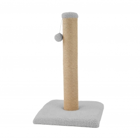 XL 2-part Teddy Fleece Scratch Post (Stone)