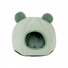 Teddy Bear Ear Cave Bed (Sage)