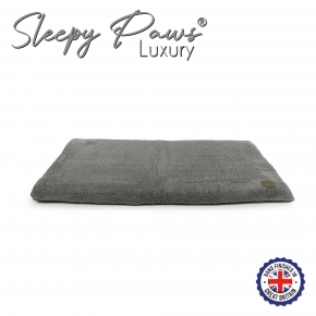 Sleepy Paws Flat Pad 122x76cm Grey