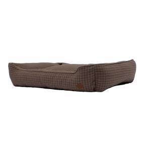 Brown Check Bed XL 84 x 105cm