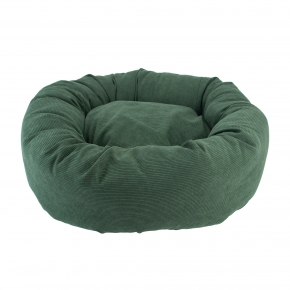 Corduroy Donut Bed (Forest Green) 70cm