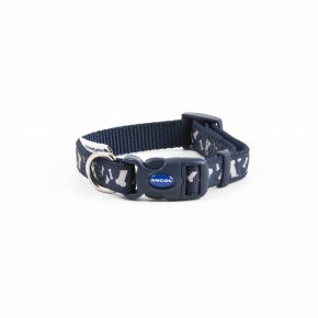 Soho Blue Reflective Bones Collar S 20-30cm