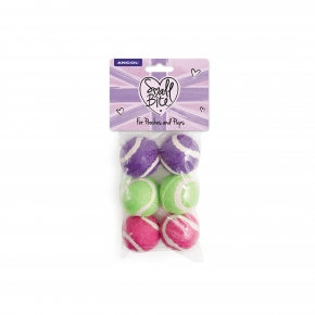 SB Mini Tennis Balls 6pc pack