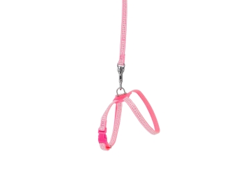 Rabbit and Guinea-Pig Harness Set Pink