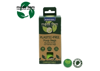 Paw For The Earth Plastic Free Poop Bags 8x Refill