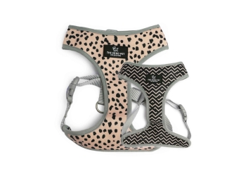 Soho Dalmatian/Zigzag Reversible Harness L