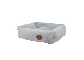 Sleepy Paws Square Bed 60x50cm Light Grey