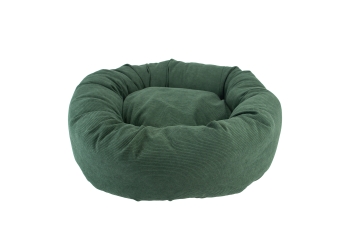 Corduroy Donut Bed (Forest Green) 70cm