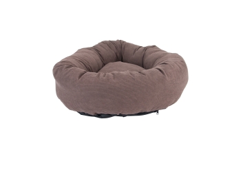 Corduroy Donut Bed (Walnut) 70cm