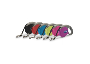Viva Retractable 5m Lead Red L