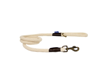 Heritage Cotton Rope Lead Natural 150x1.5cm