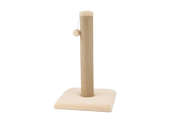 XL 2-part Teddy Fleece Scratch Post (Sand)