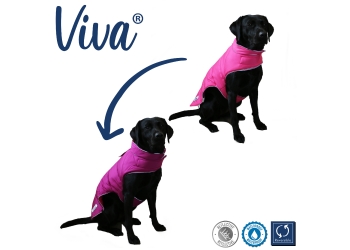 Viva Reversible Coat Pink/Purple 50cm Large