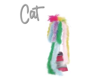 Fluffy Dangler Wand Cat Toy