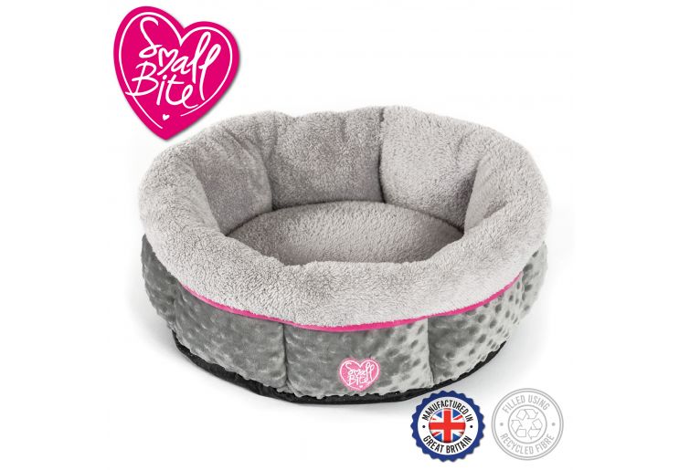 Small Bite Donut Bed 50cm Pink