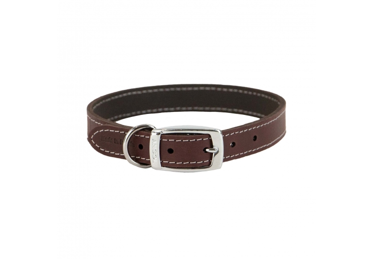 Heritage Leather Collar Oxblood Size 3 28-36cm