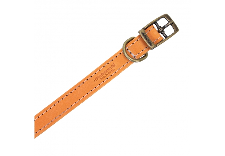 Timberwolf Leather Collar Mustard 55-63cm Size 8