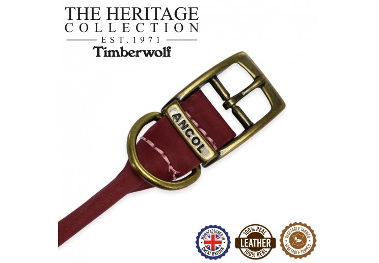 Timberwolf Rolled Collar Raspberry 28-36cm Size 3