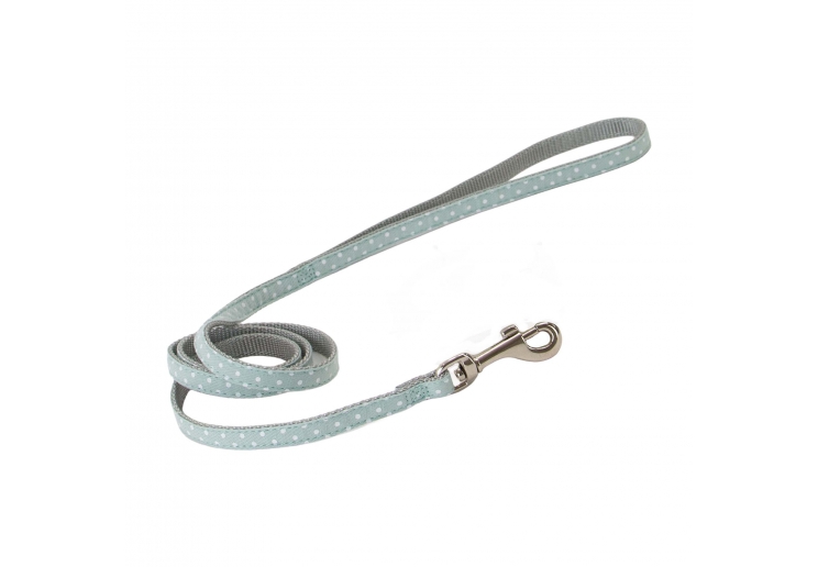 Small Bite Polka Collar & Lead Set Sage