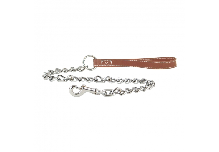 Heritage Leather Medium Chain Lead Tan 80cm