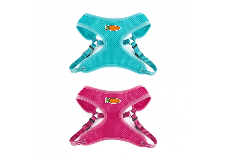 Small Pet Mesh Harness L Teal