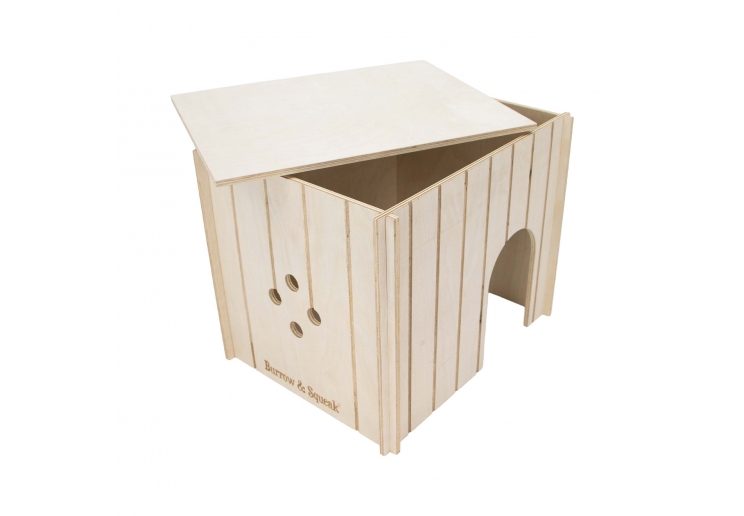 Small Pet Wooden Hide (Large - Flat Pack)