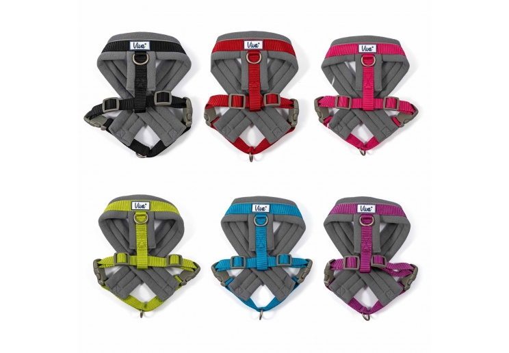 Viva Padded Harness Pink XL 70-98cm