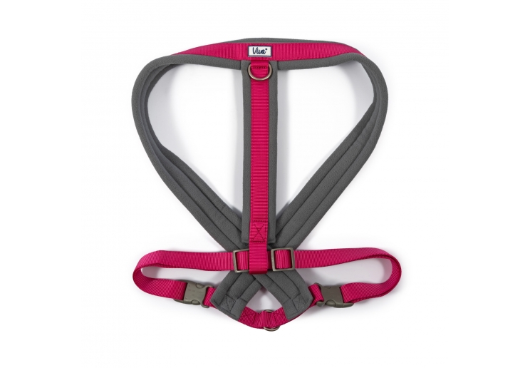 Viva Padded Harness Pink XL 70-98cm