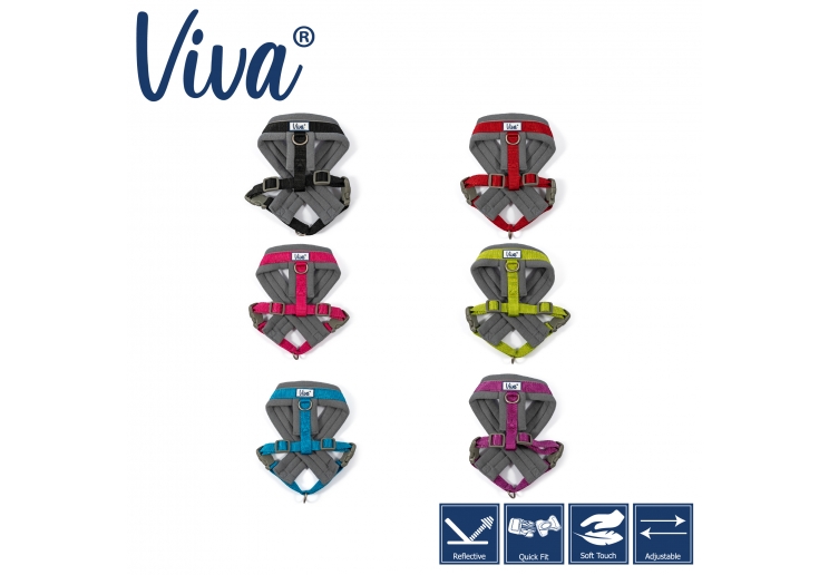 Viva Padded Harness Pink XXL 97-130cm