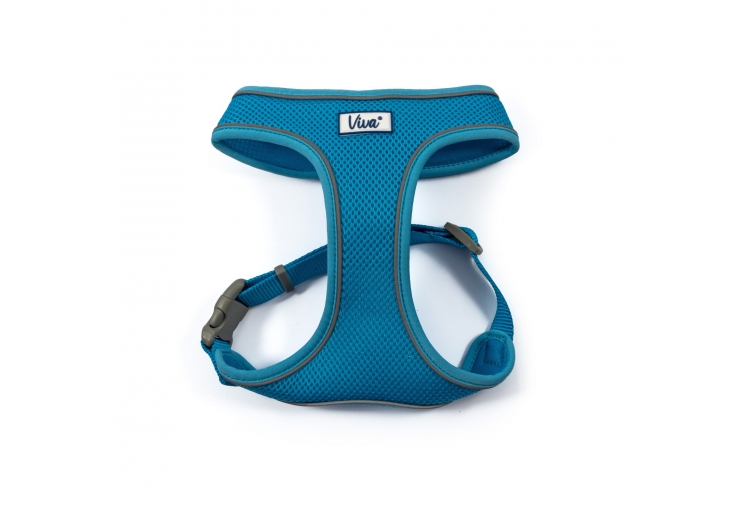Viva Comfort Dog Harness Blue M 44-57cm
