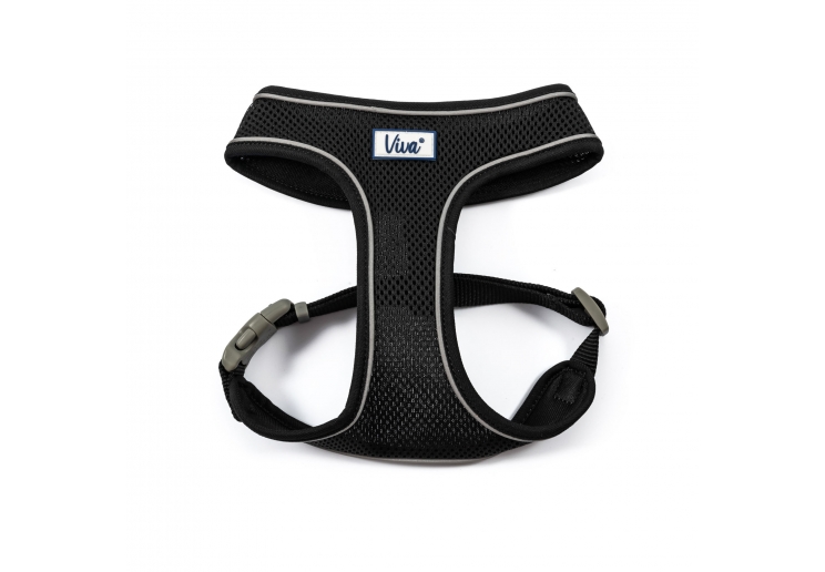 Viva Comfort Dog Harness Black L 53-74cm