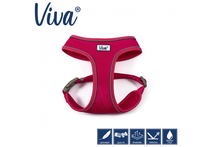 Viva Comfort Dog Harness Pink L 53-74cm