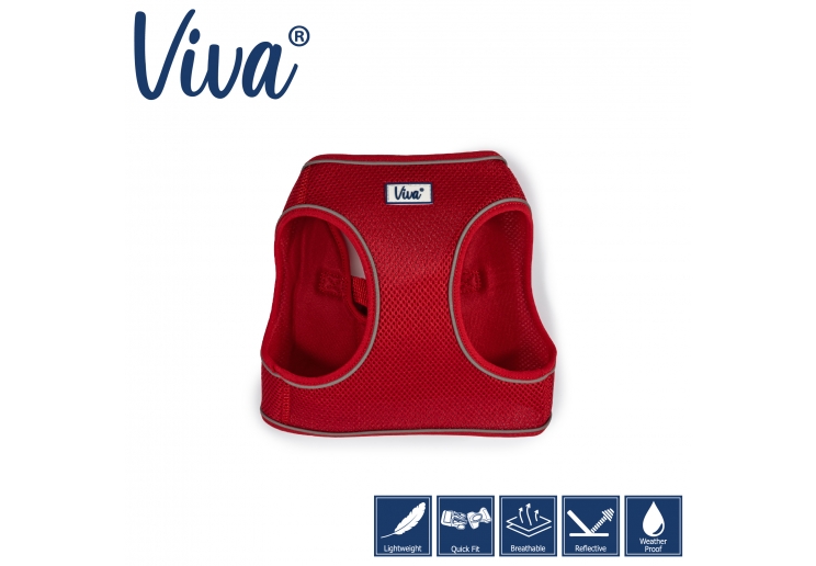 Viva Step-in Harness S/M Red 41-47cm